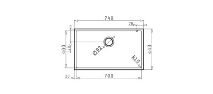 Pyramis Tetragon 70X40 1B 1